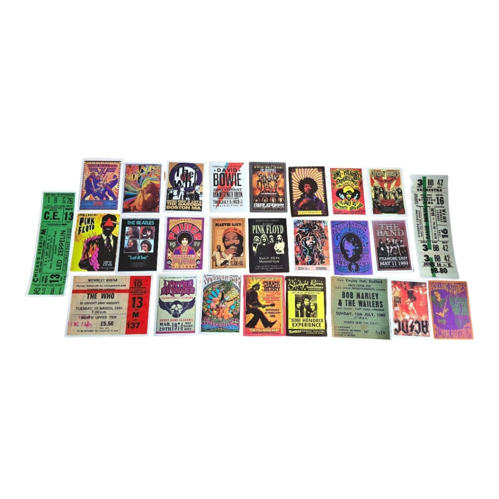 26 Classic Concert Stickers Collection - Picture 8 of 8